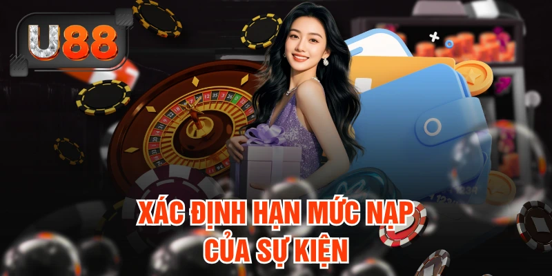 Xác định hạn mức nạp của sự kiện